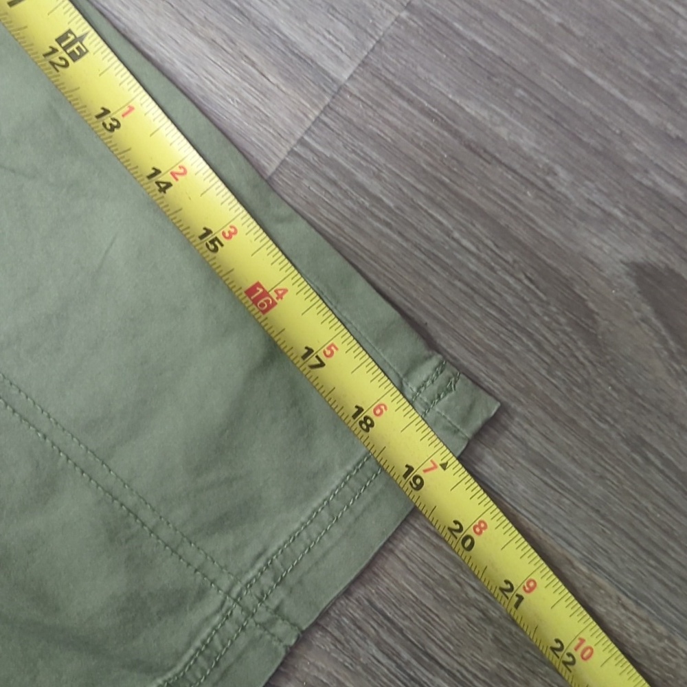 ❤️5/$25 Faded Glory Women Olive Cargo Pants - Picture 6 of 6